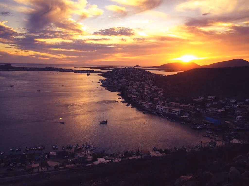 Paisaje costero de Topolobampo durante la última jornada del viaje.