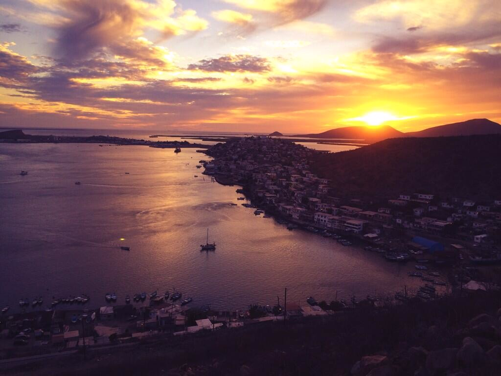 Paisaje costero de Topolobampo durante la última jornada del viaje.